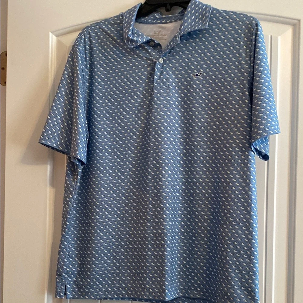 Boys XL Vineyard Vines Blue Polo Shirt